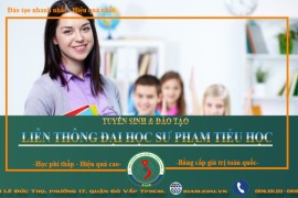Xét tuyển liên thông đại học giáo dục tiểu học tại Tphcm 2021
