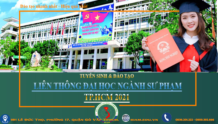 LIÊN THÔNG ĐẠI HỌC CHUYÊN NGÀNH SƯ PHẠM TPHCM 2021