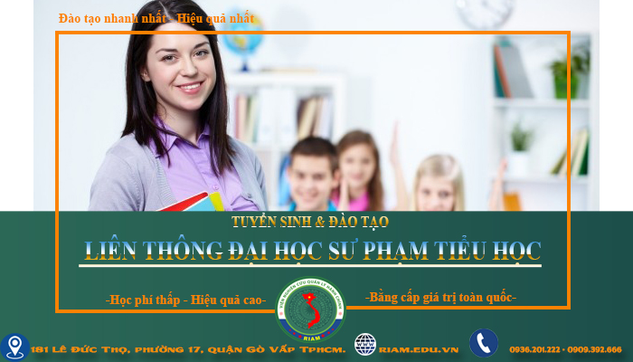 Tuyển sinh ngành Giáo dục Tiểu học hệ vừa học vừa làm