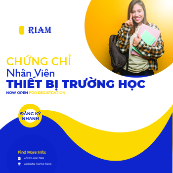 chứng chỉ nhân viên thiết bị trường học